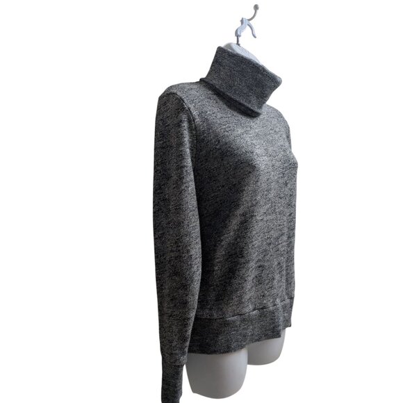 J. Crew Vintage Fleece Turtleneck in heathered gray Size S - Picture 2 of 7